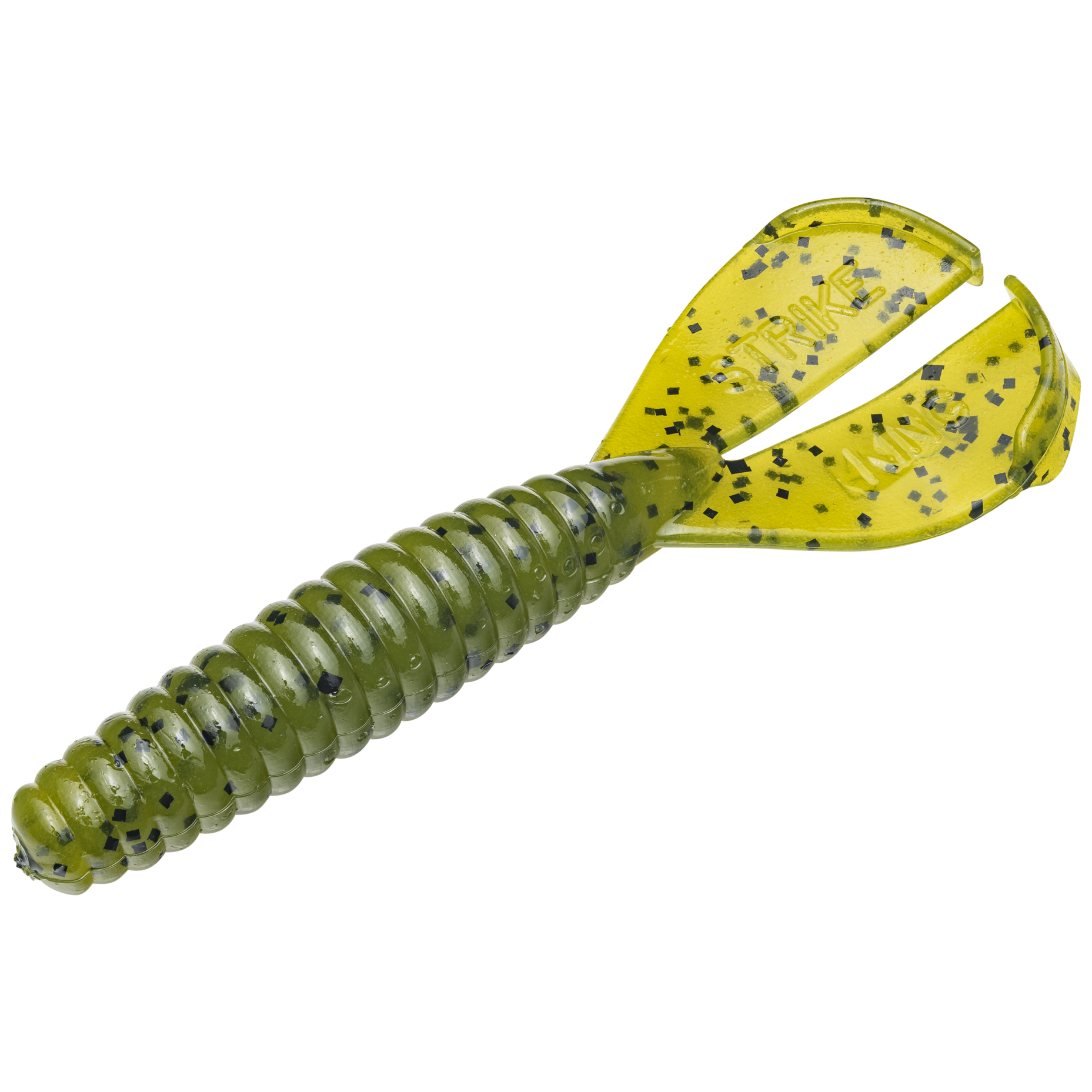 Rage twin tail menace grub strike king lure pany