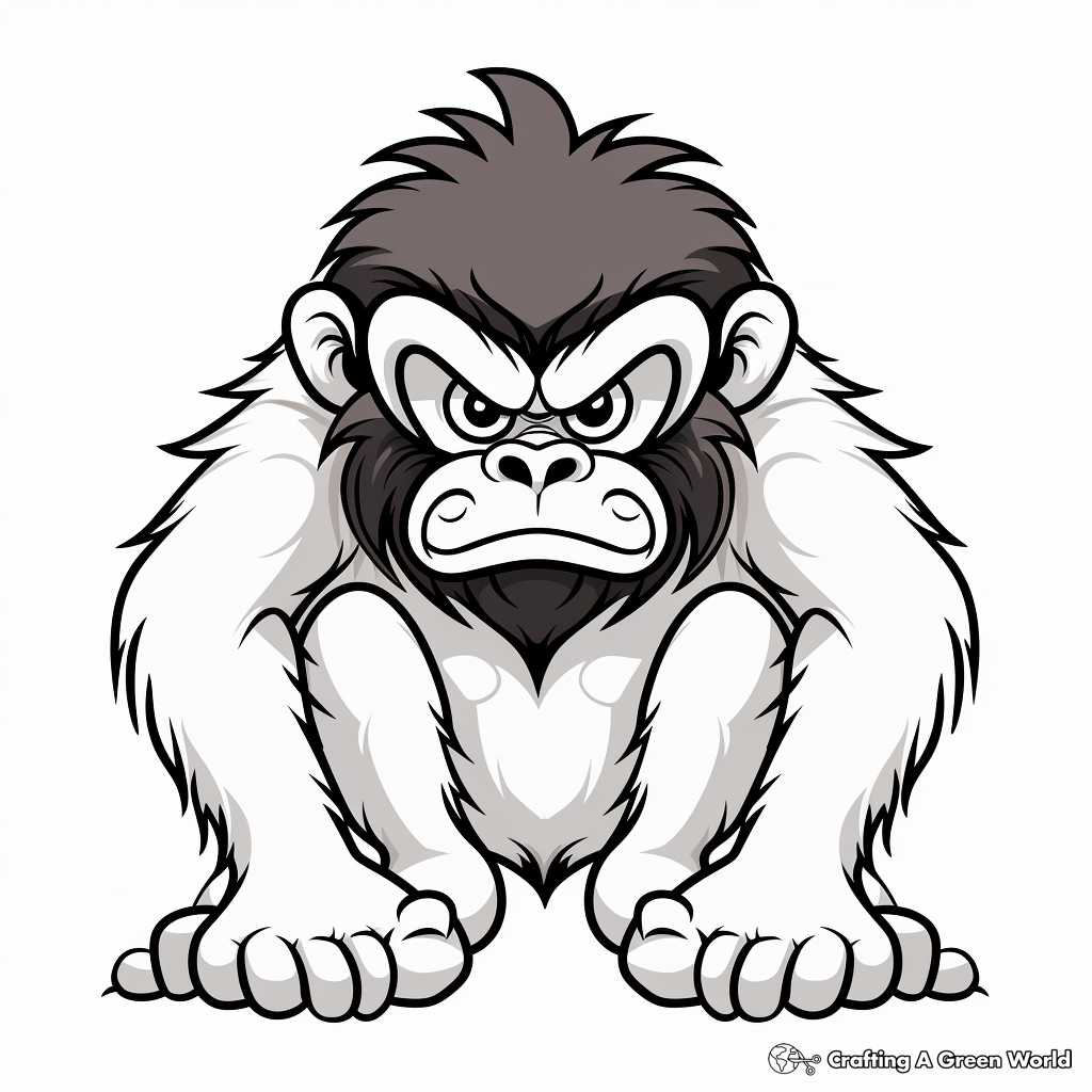 Grumpy monkey coloring pages