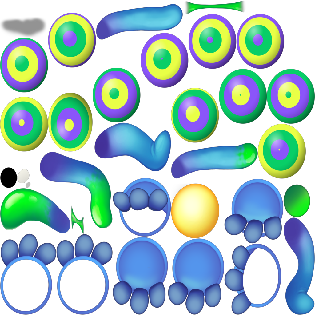 Tll baby gloptic sprite sheet by nyanmandoge on