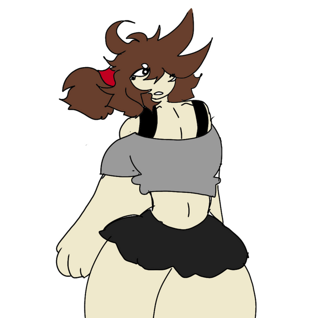 Gaz but hes a femboy plus hes built like a pixar mom roriginalcharacter