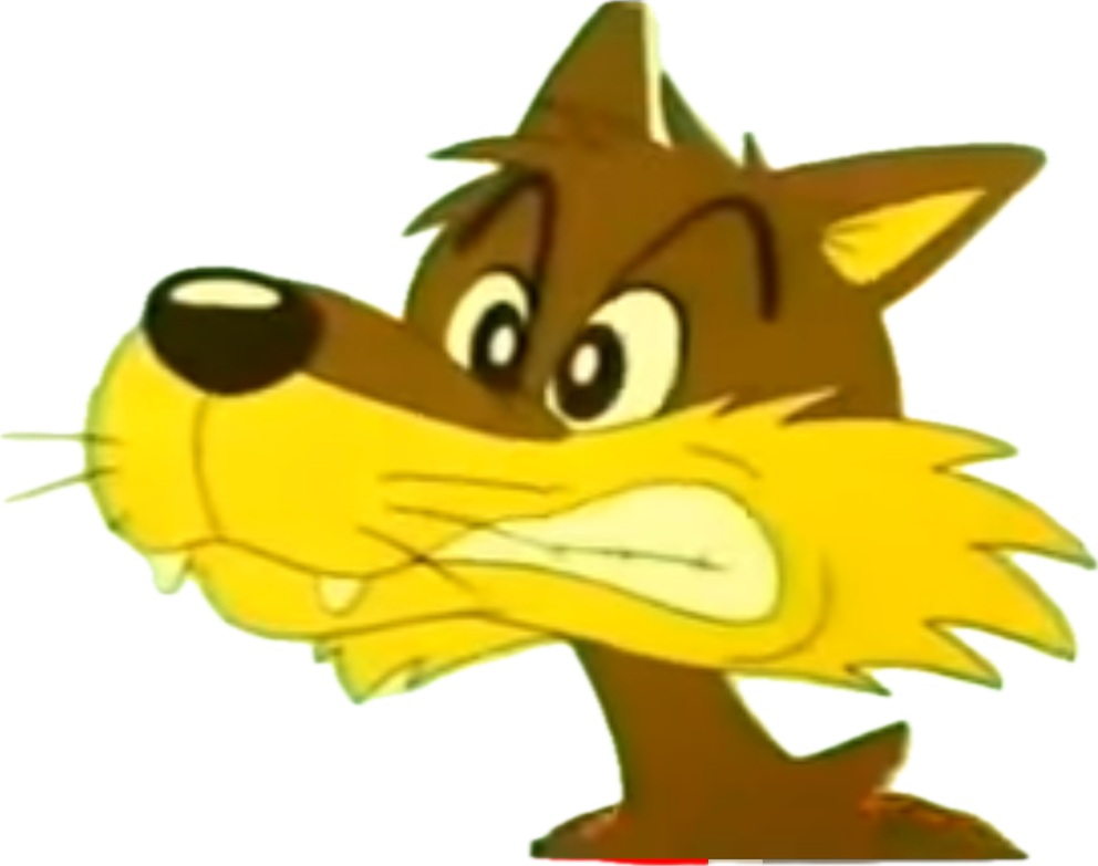 Angry alex wolf no background by glamrockpinkie