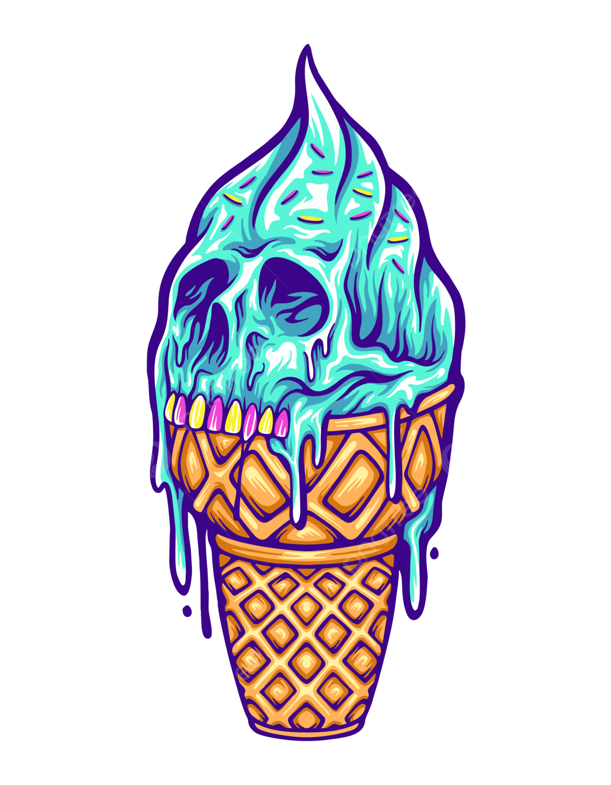 Skull halloween horror vector art png images free download on