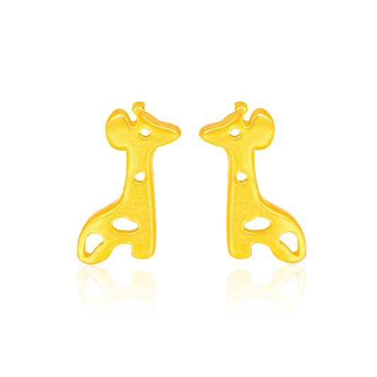 Gold earrings