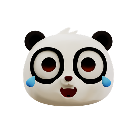 Premium panda d illustration pack from sign symbols d illustrations