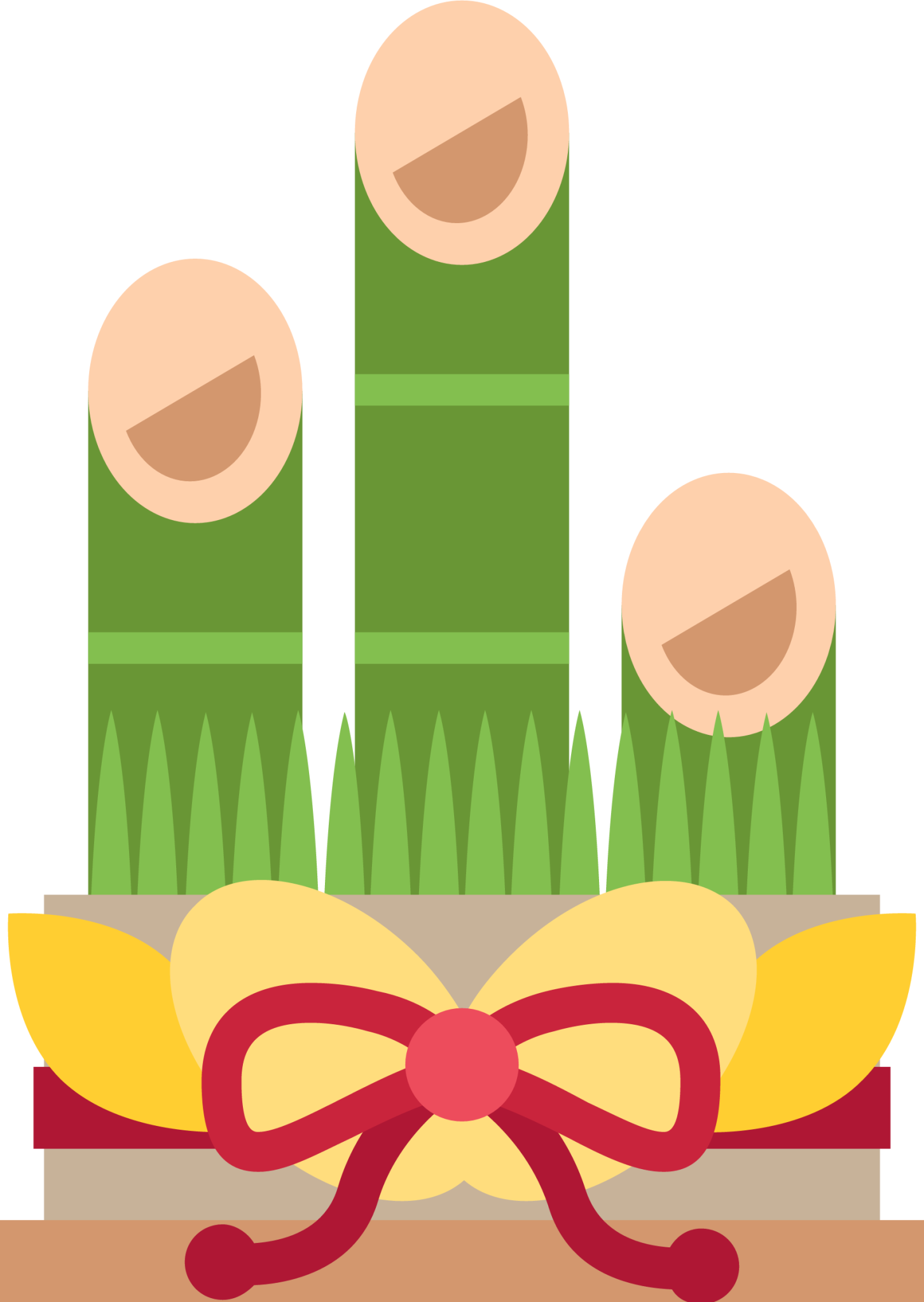 Pine decoration emoji