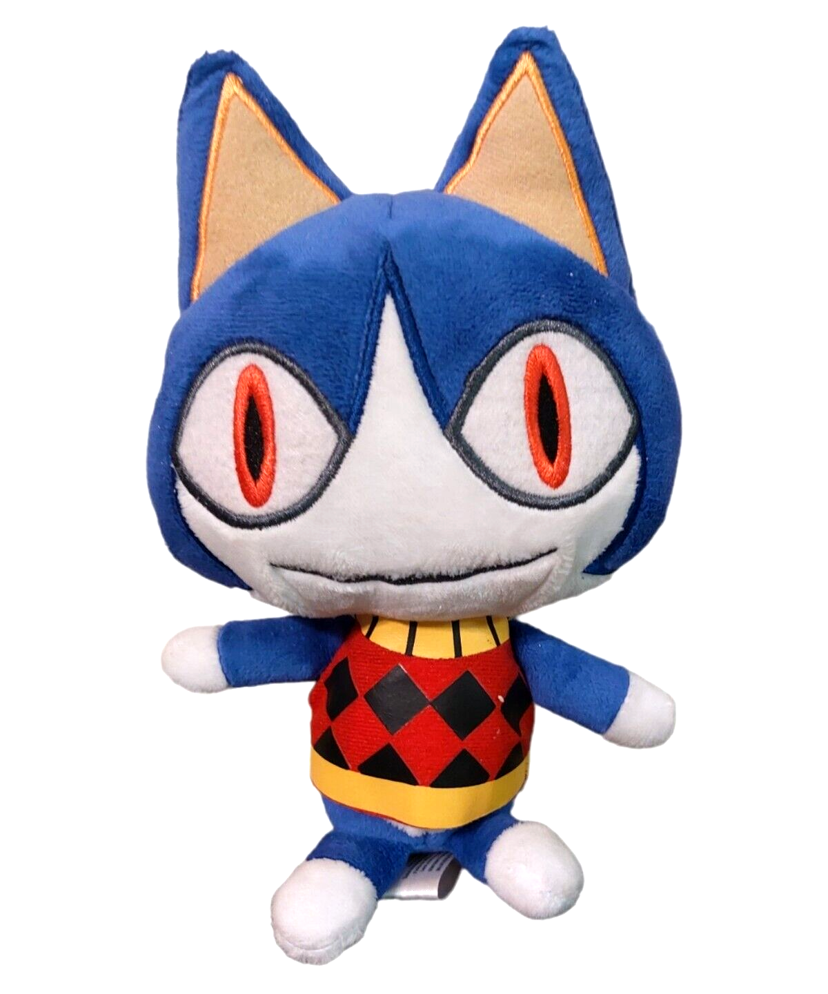 Nintendo animal crossing rover cat plush blue white stuffed animal toy