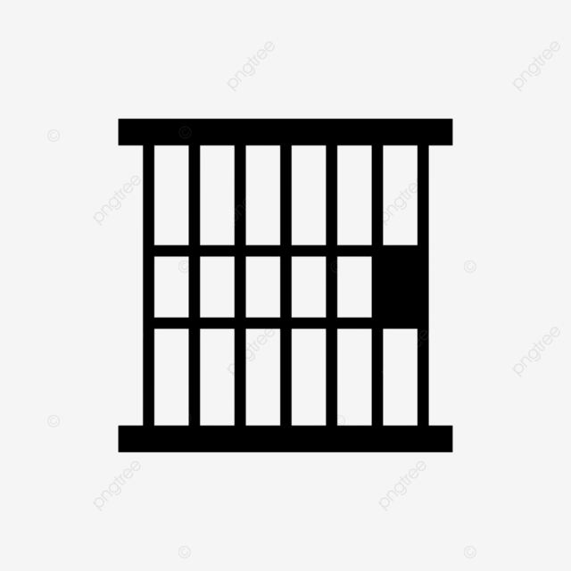 Jail door vector design images jail gate icon caught door criminal imprisonment template png image for free download