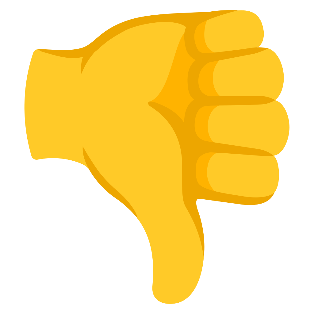 Ð thumbs down emoji dislike emoji finger down emoji