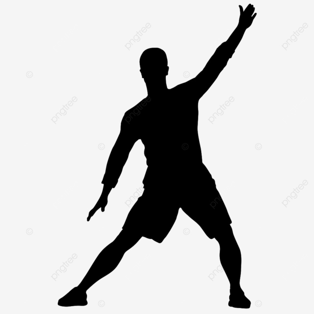 Arms raised silhouette png transparent black silhouettes man with arm raised on a white background shape vector isolated png image for free download