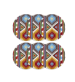 Set individuales mandalas redondo
