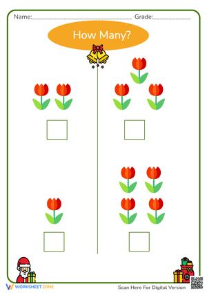 Early childhood christmas math worksheets