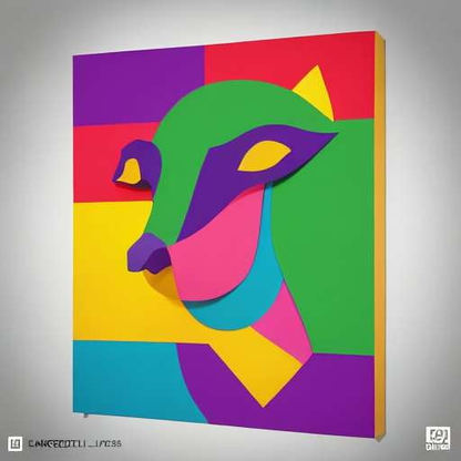 Custom midjourney paper art animal illustrations for sale â
