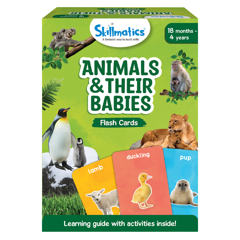 Flash cards animals their babiesskillmatics