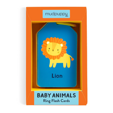 Baby animals ring flash cards â logical toys