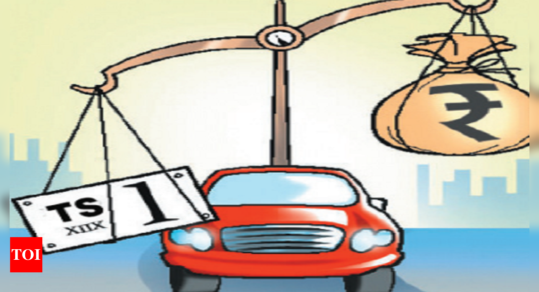 Telangana number plate registration fancy numbers drive in huge revenue for telangana rta hyderabad news
