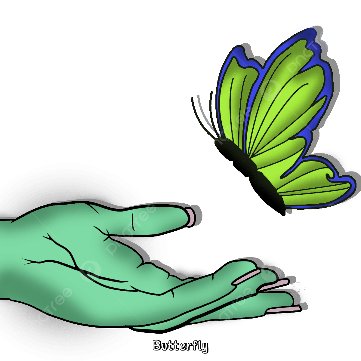 Flying butterfly drawing png transparent images free download vector files