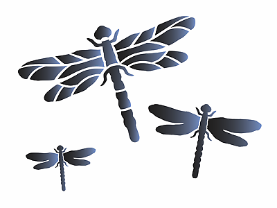 Dragonfly stencil summer dragonflies garden insect bug art yard diy signs
