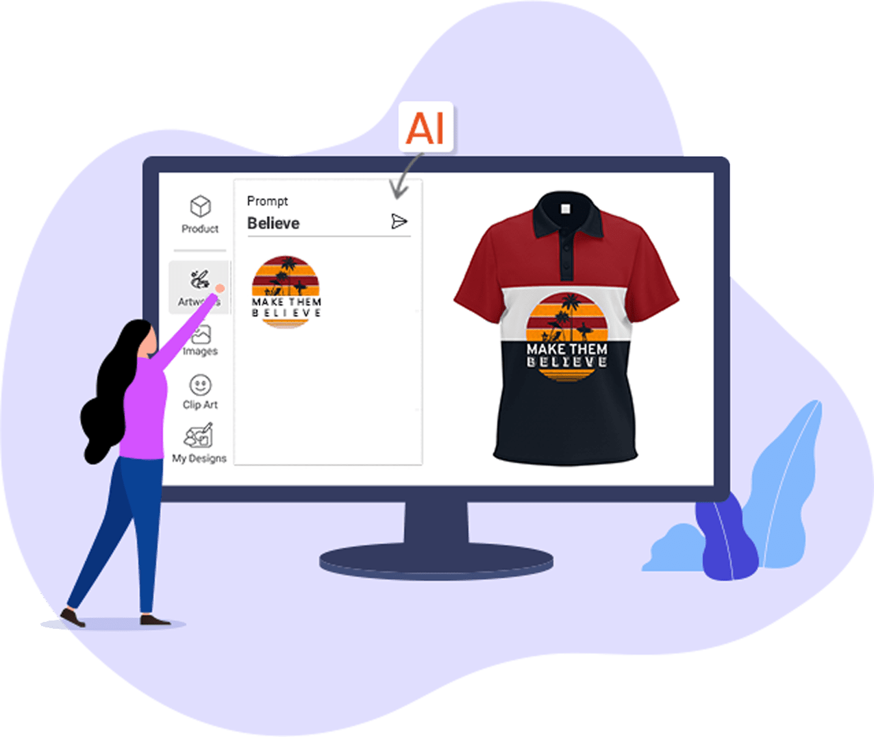 Online product design software for webprint stores