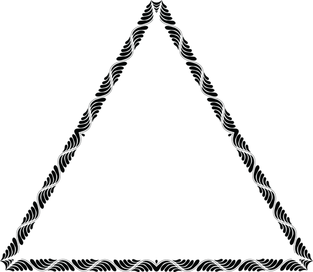Free triangle vector art