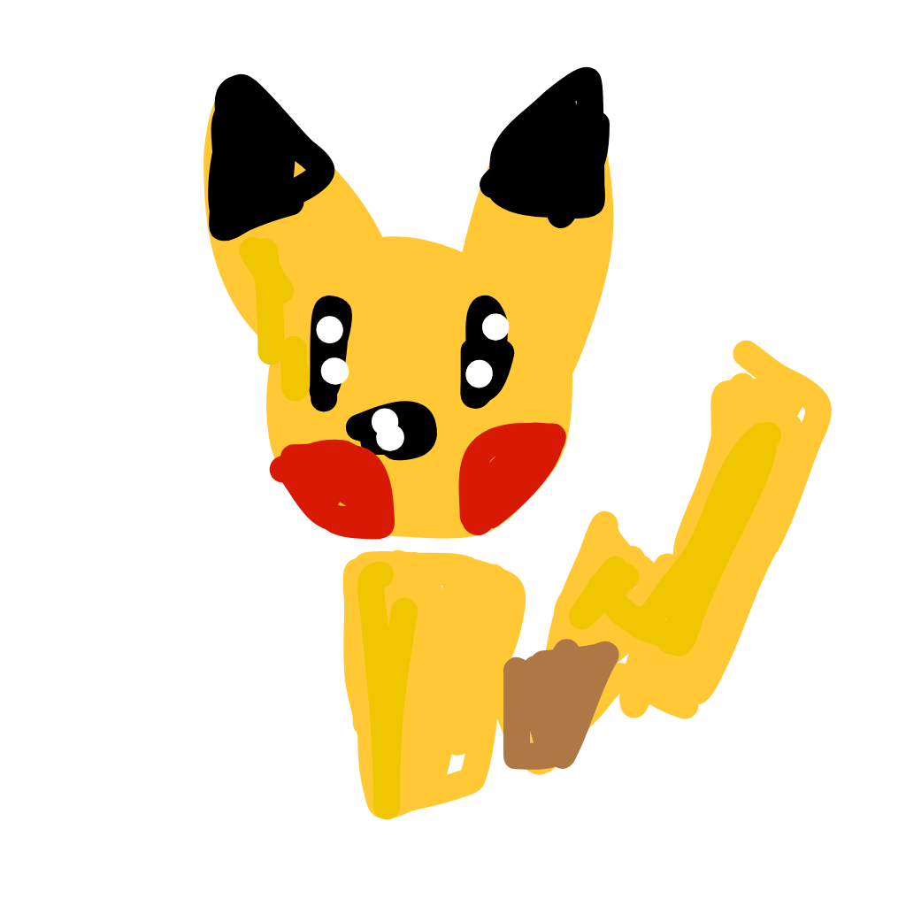Pikachu es mi pokãmon favorito