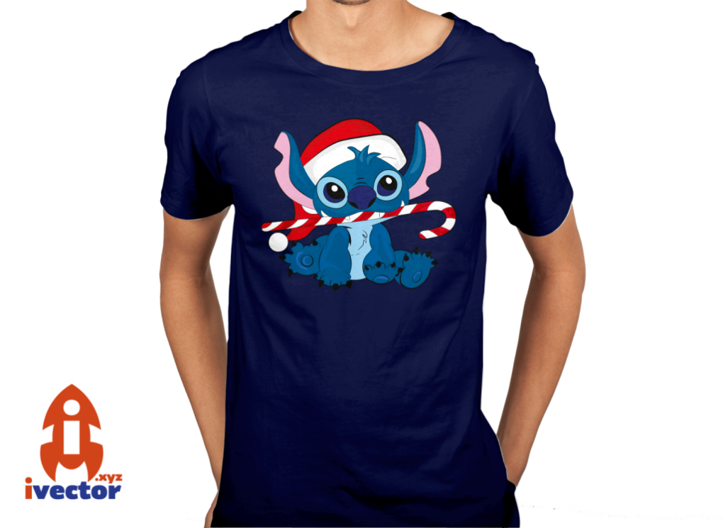 Stitch navideão vector