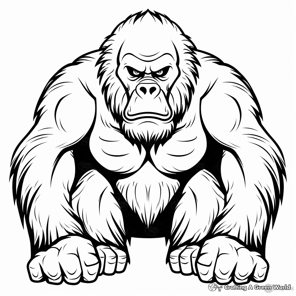 Grumpy monkey coloring pages