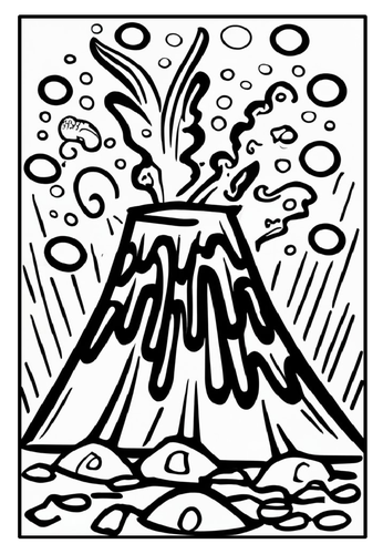 Geography natural disaster volcanoes colouring coloring pages sheets mindfulness a printable teaching resources