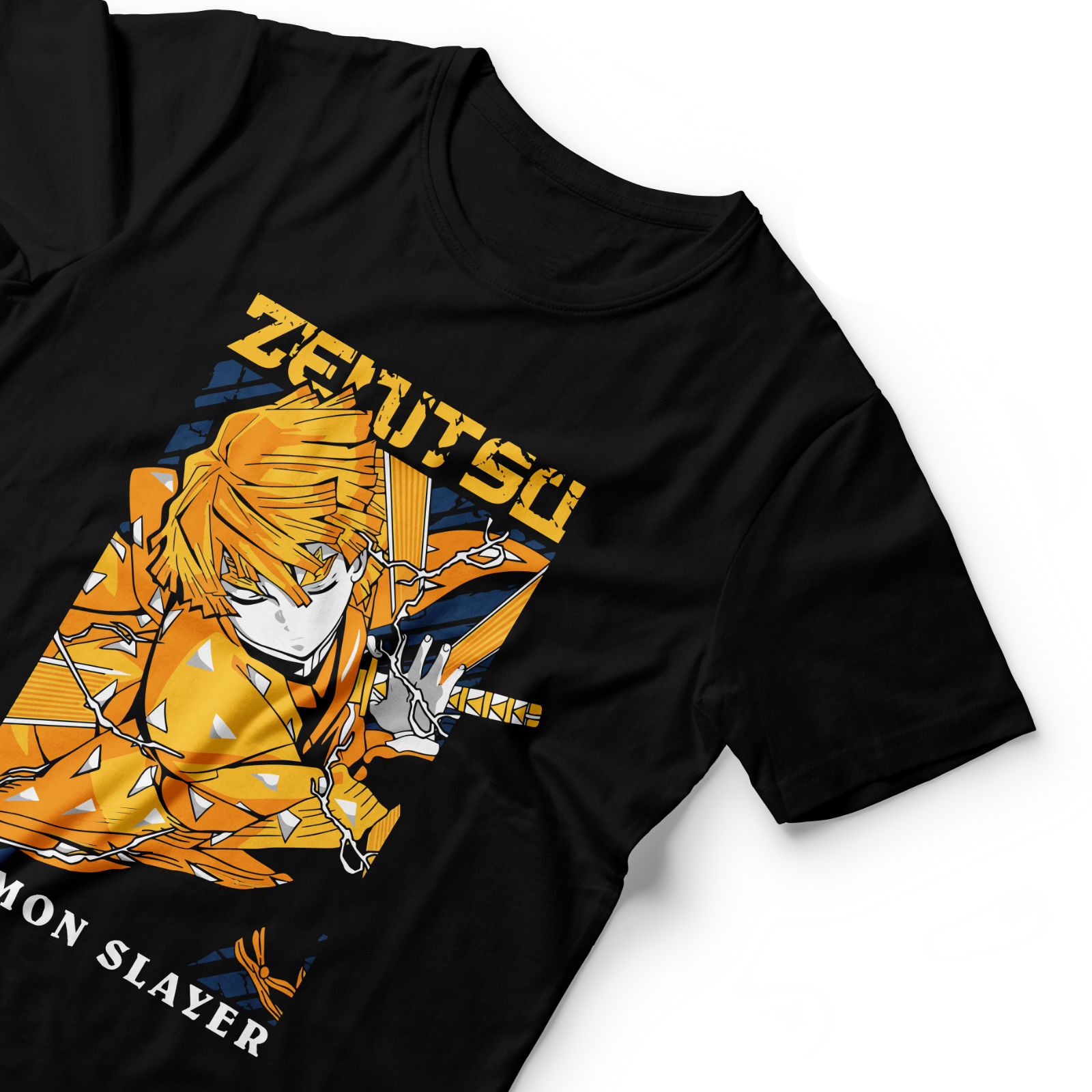 Anime demon slayer shirt kimetsu no yaiba tshirt zenitsu t