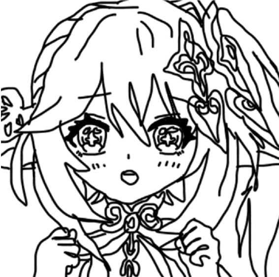 Nahida outline genshin impact