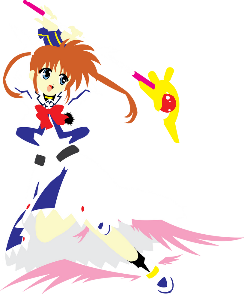 Takamachi nanoha minimalaist style by cirnochorno on