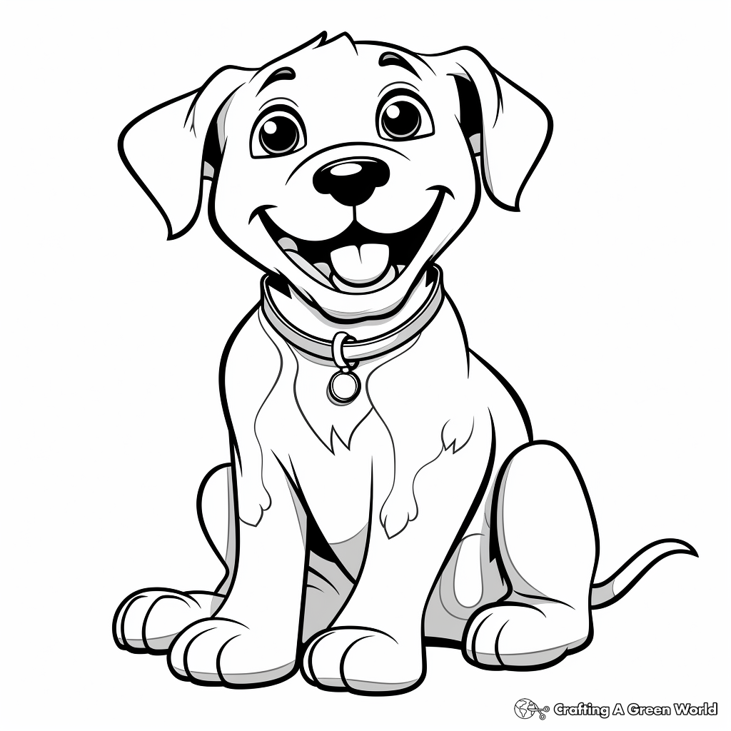 American bulldog coloring pages