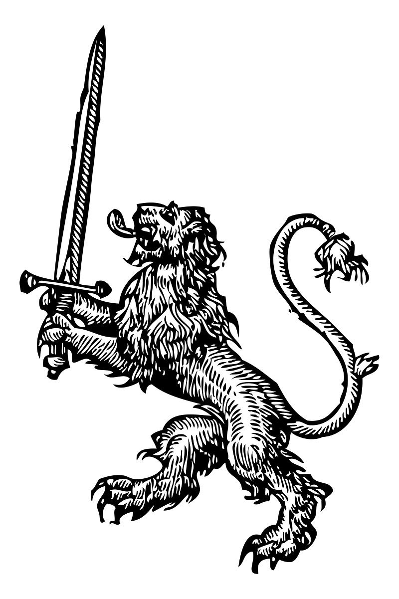 Illustrated antique lion images free photos png stickers wallpapers backgrounds