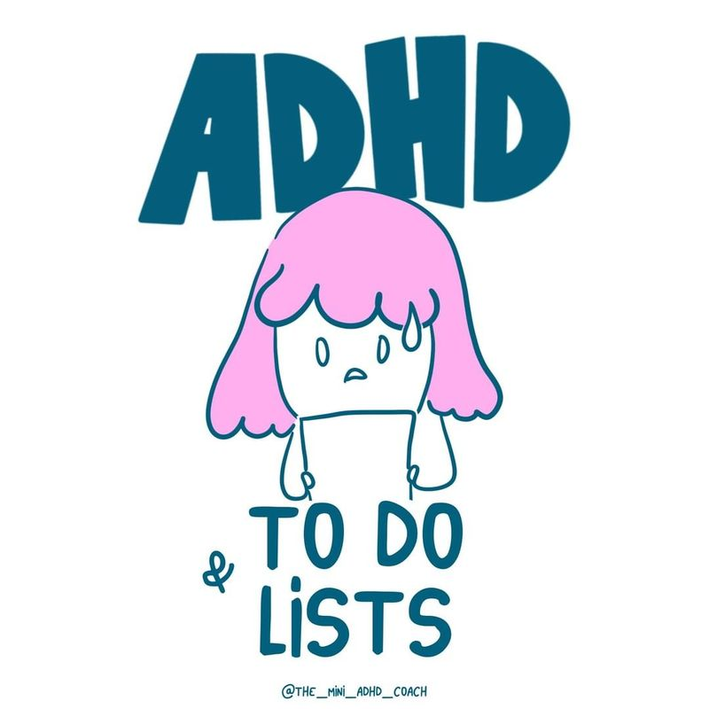 Adhd to do lists