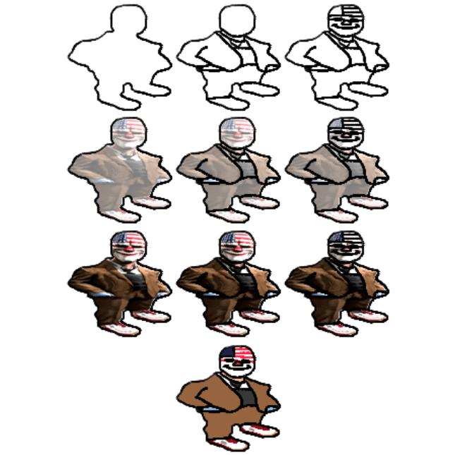 Found some printable payday masks rpaydaytheheist