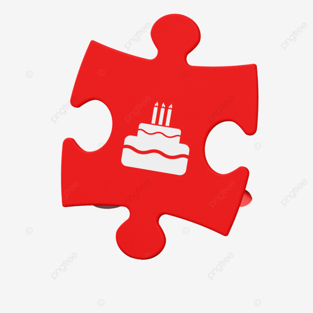 Pastel de concepto de entretenimiento en el aão de celebraciãn del sãmbolo del rompecabezas png dibujos adaptar nuevo brillante png imagen para dcarga gratuita