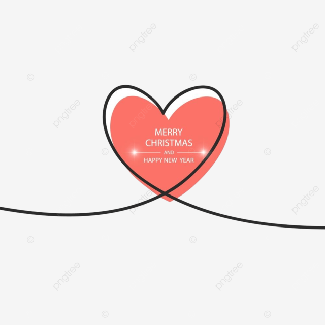 Feliz aão nuevo con corazãn glitch en lãneas de dibujo continuas en un tilo plano en lãneas de dibujo continuas el trabajo de diseão plano sãmbolo de amor y ternura feliz