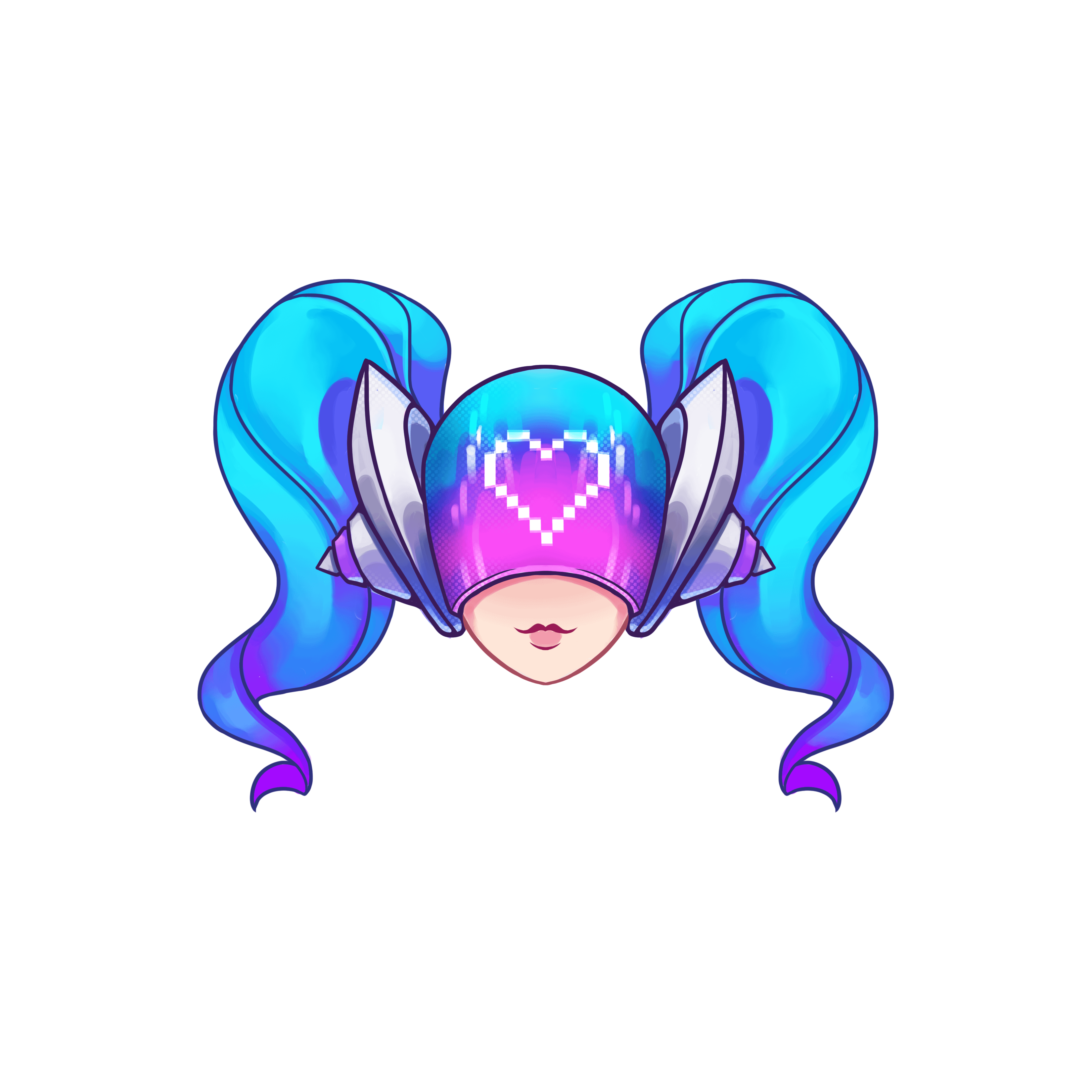 One of my friends missioned me for some dj sona emotesstickers and i thought id share them rlolfanart