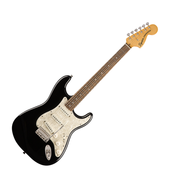 Squier classic vibe s strat laurel black guitar bonners music