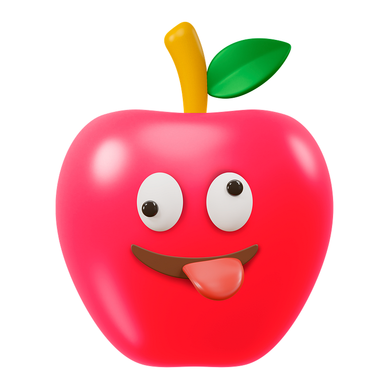 Apple cartoon png apple sticker images free photos png stickers wallpapers backgrounds