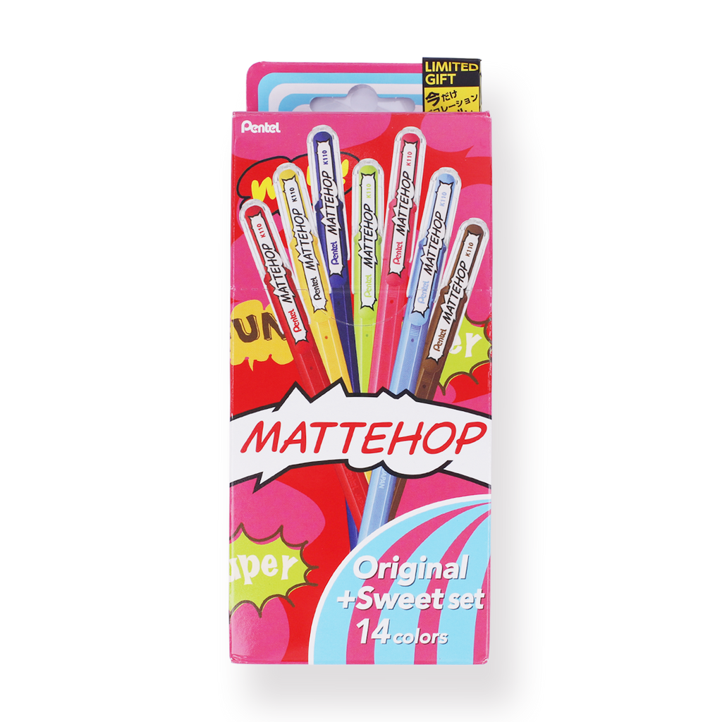 Pentel mattehop mm gel pen