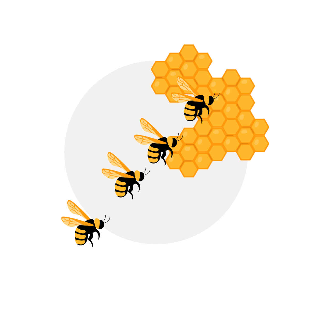 Free bee vector