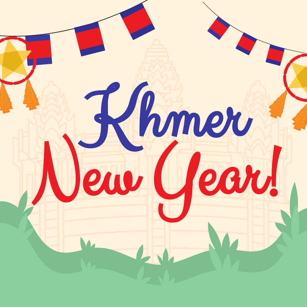 Free khmer new year banner