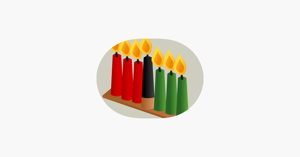 Kwanzaa sticker set en app store