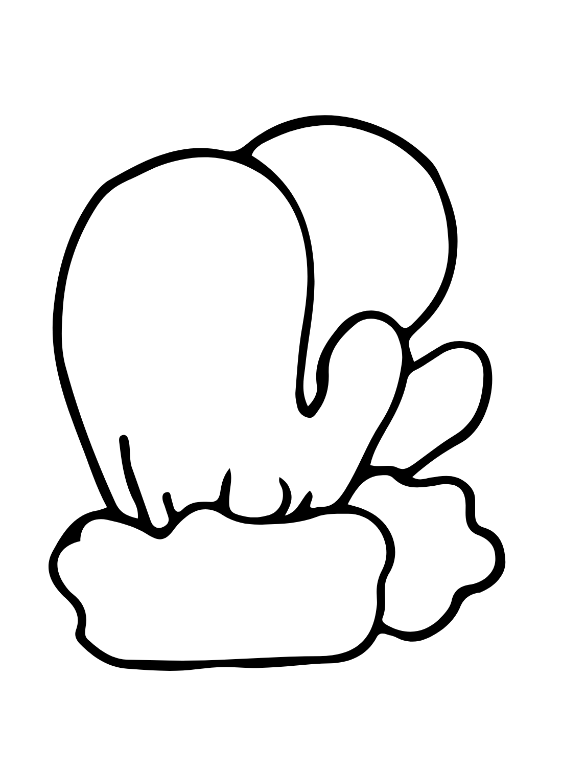 Mittens coloring pages