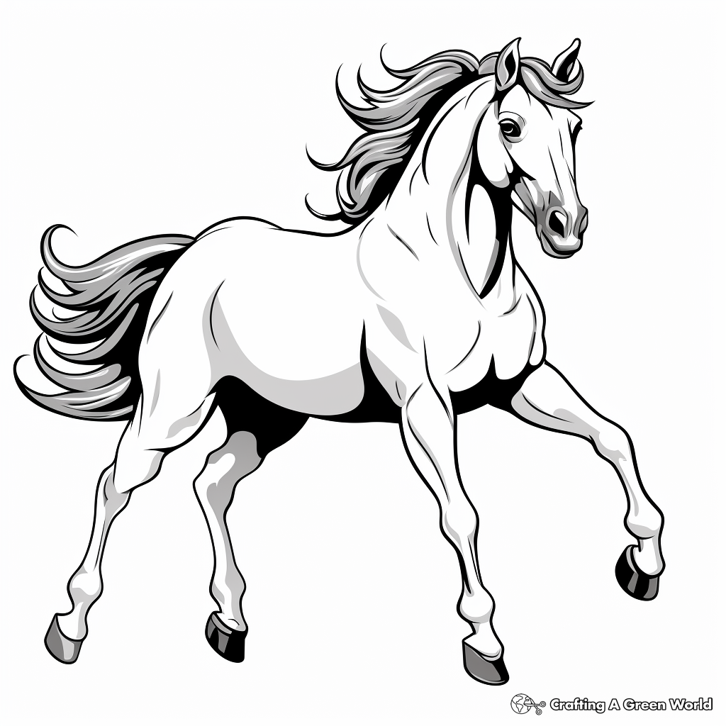 Horse coloring pages