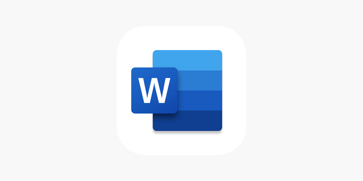 Microsoft word on the app store