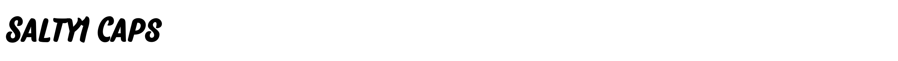 Salty font webfont desktop