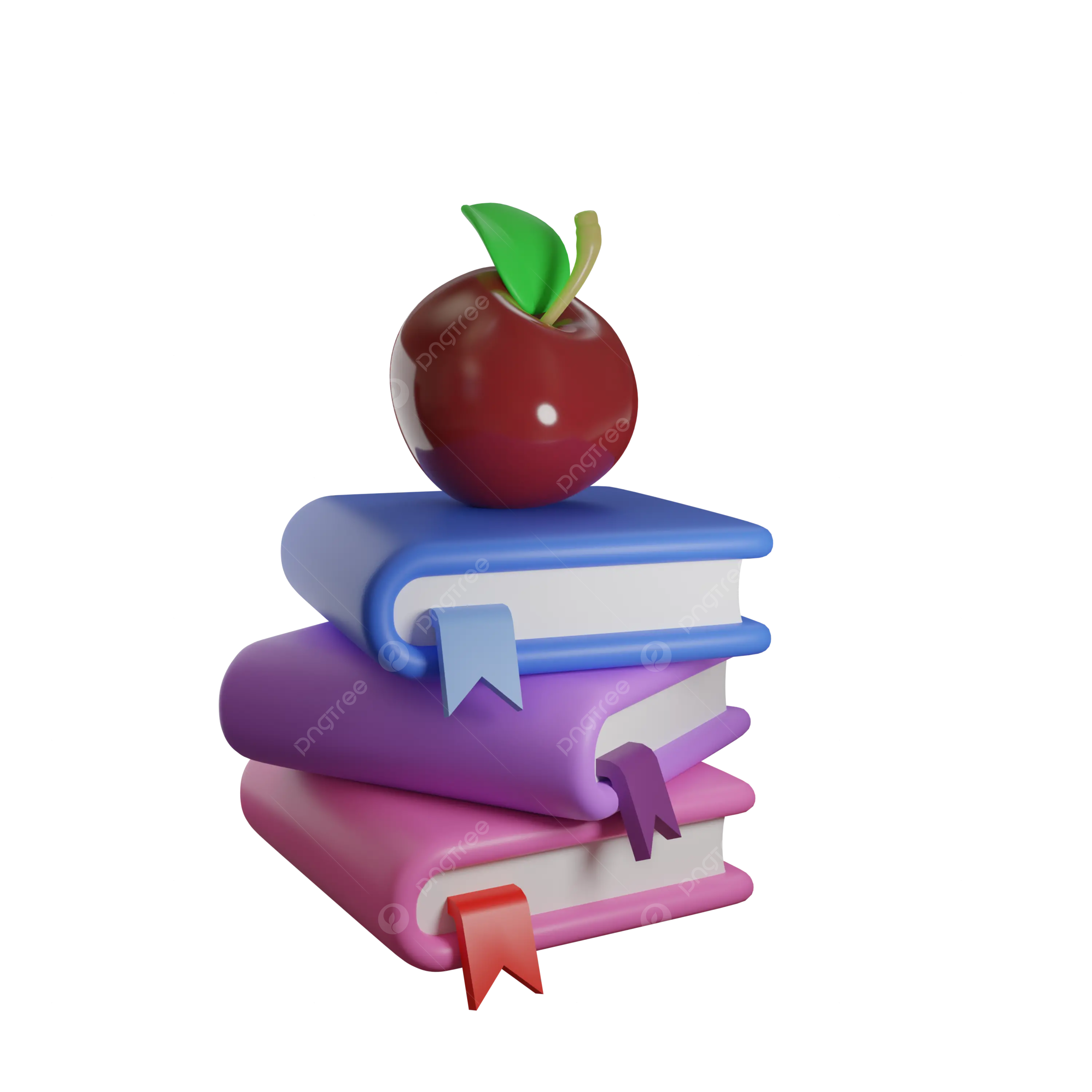 Libros de manzana png imãgen transparent