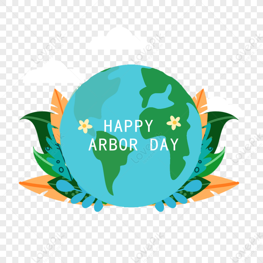 Tierra arbor day simple azulprotecciãnlogodãa png imãgen gratis