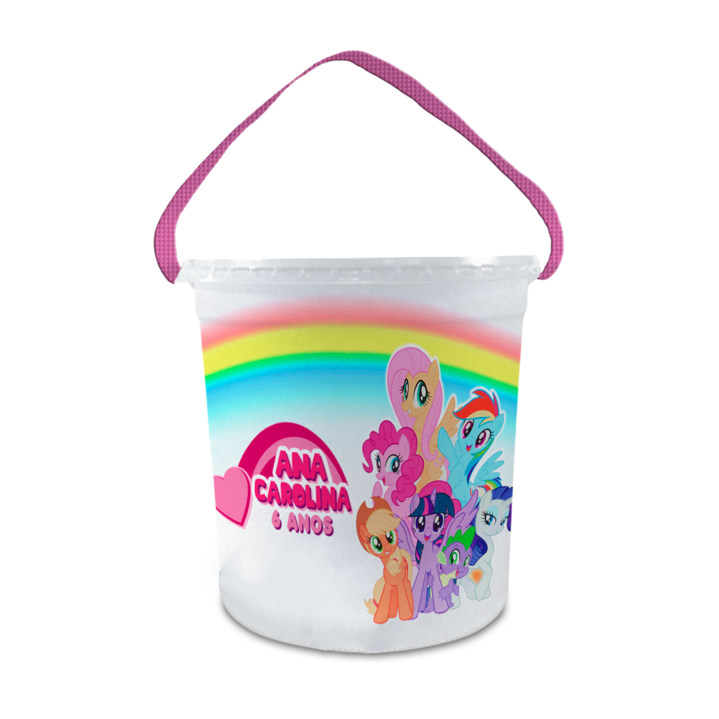 Kit baldinhos surpresa my little pony